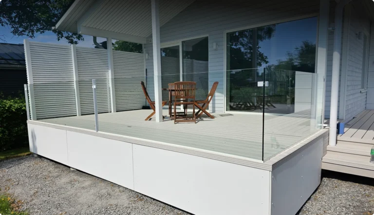 kaidelasit terasseilla